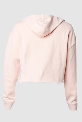 Brb Panic Attack Cropped Pink Hoodie