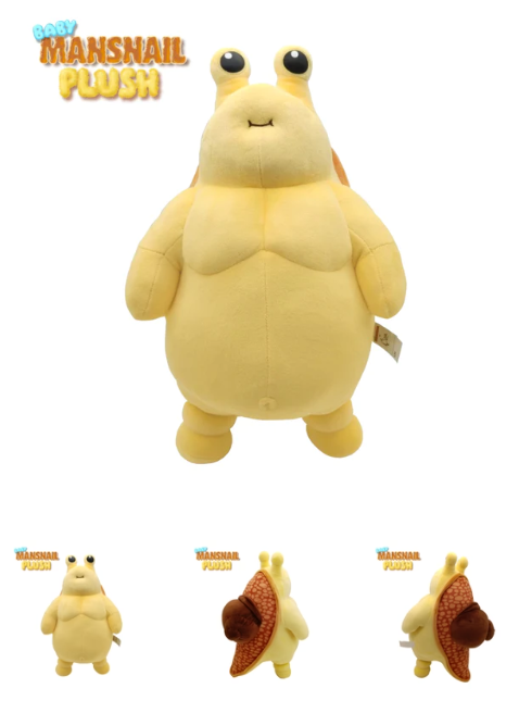 Baby Mansnail Plush (by Sad Salesman)