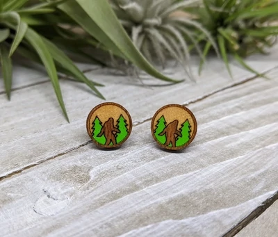 Bigfoot Earrings