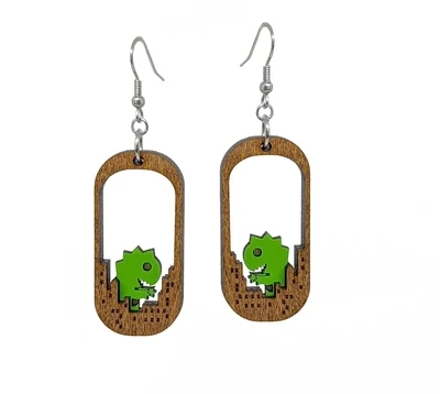Dangle Monster Attack Earrings