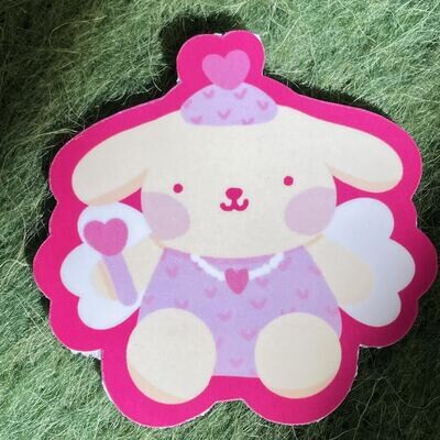 Heart Pompompurin Sticker