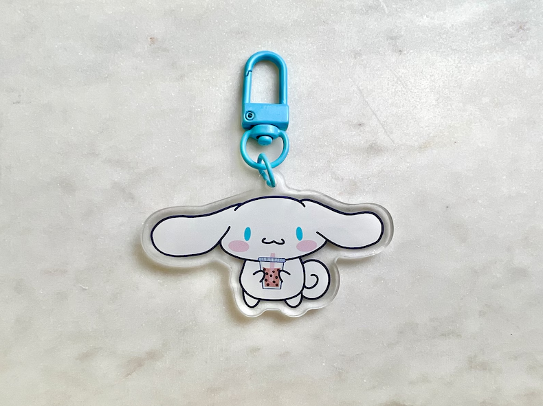 Cinnamoroll Boba Keychain
