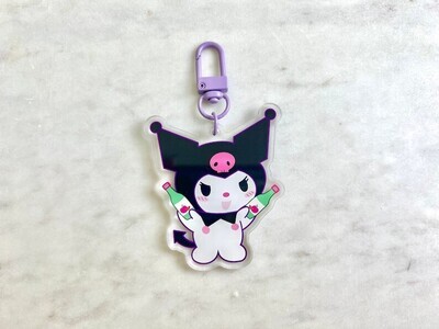 Kuromi Soju Keychain