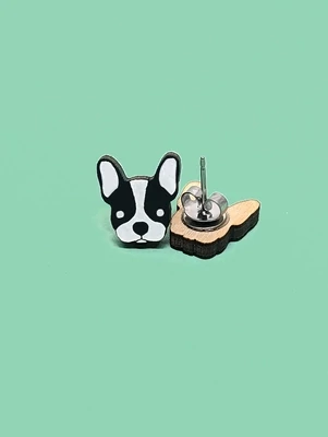 Boston Terrier Earrings