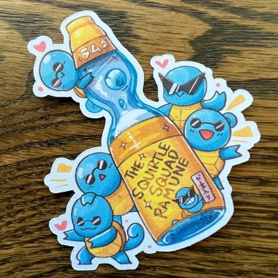 PKMN Anime Die Cut Sticke