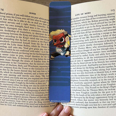 Ds KNY Anime Chibi Sakochan Pineapple Fruit Slayer Bookmark - Urokodaki