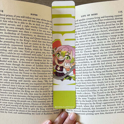 DS KNY Anime Chibi Mitsuchan Guava Fruit Slayer Bookmark - Kanroji
