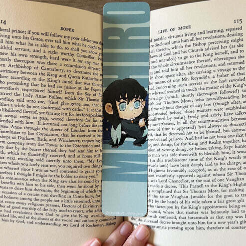 DS KNY Anime Chibi Muichan Blueberry Fruit Slayer Bookmark - Tokito