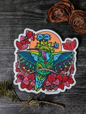Perpetual Dance Hummingbird Sticker