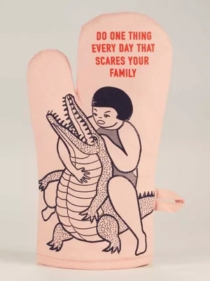 Scares Your Family Oven Mitt