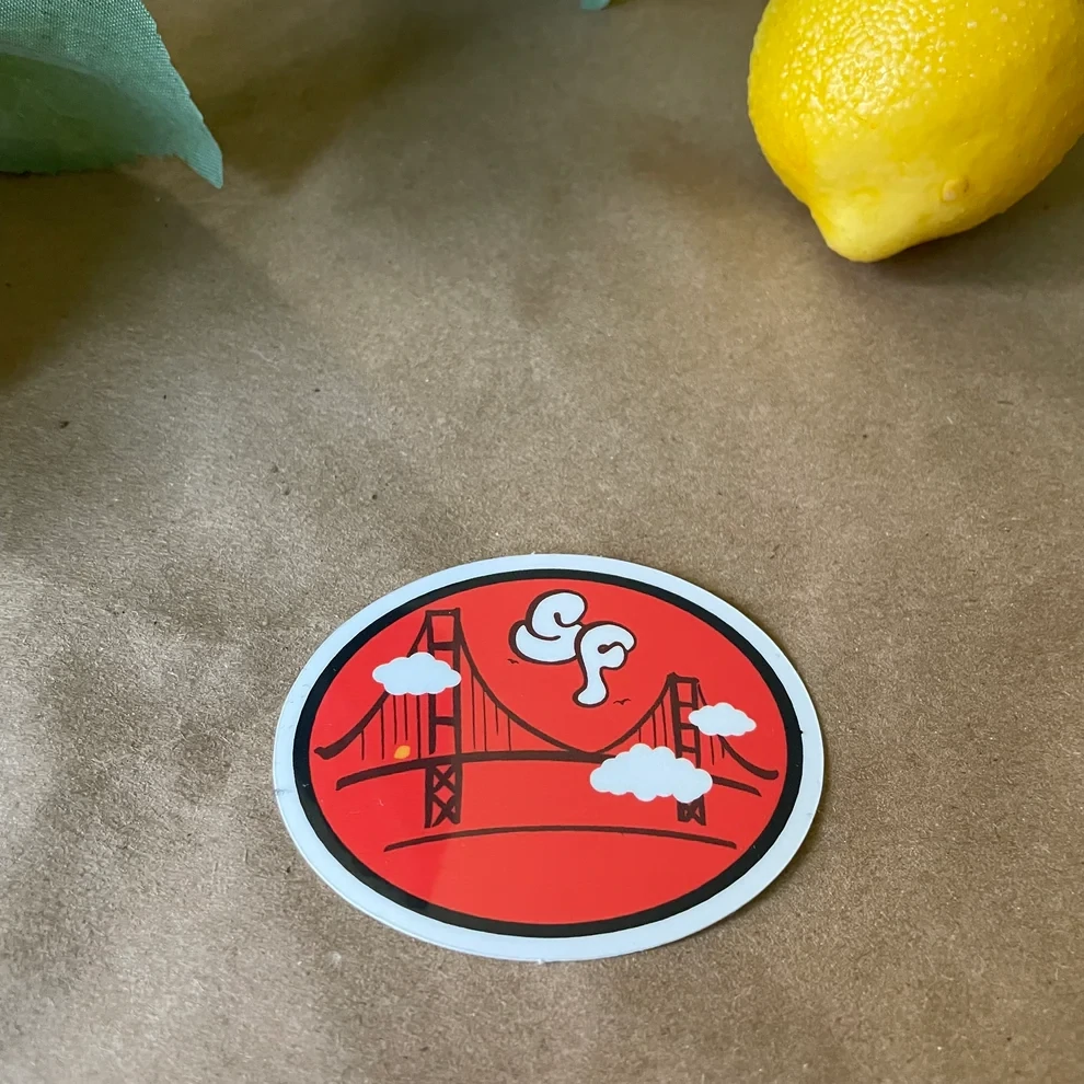 SF Golden Gate Sticker (L1o)