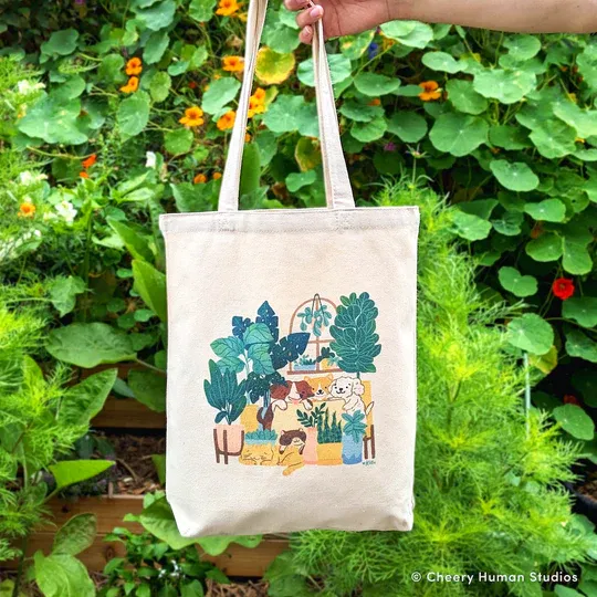 Tote Bag, Pets & Plants Tote Bag, Pets & Plants