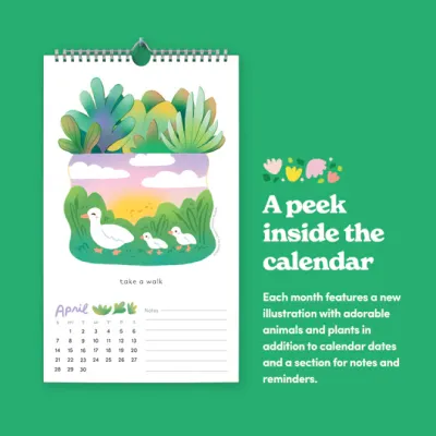 FINAL SALE - Calendar, Kindness + Care 2024