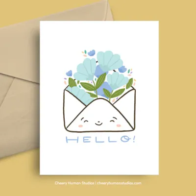 Greeting Card, Hello Letter