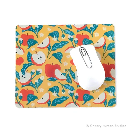 Mousepad, Apples &amp; Blossoms