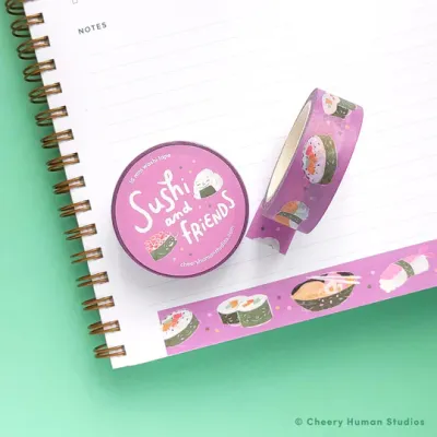 Washi Tape, Sushi &amp; Friends