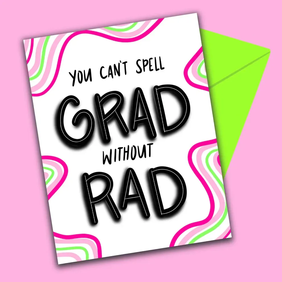 Rad Grad Card