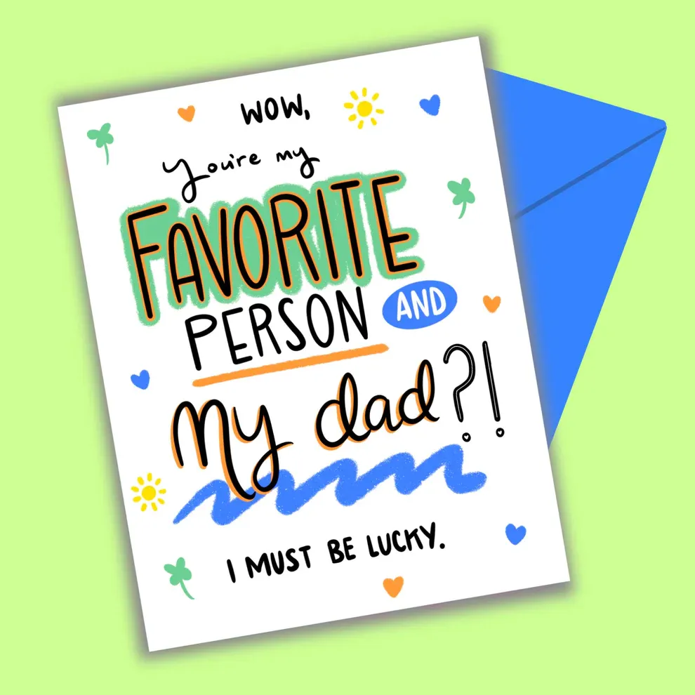 Favorite Person Father&#39;s Day Card