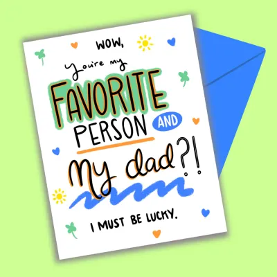 Favorite Person Father&#39;s Day Card