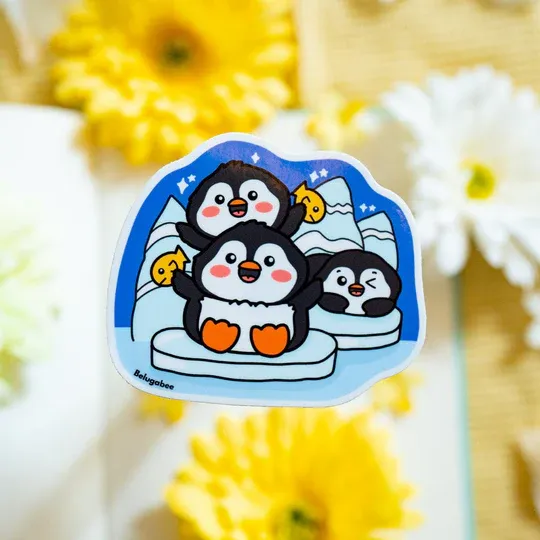 Penguin Glossy Sticker