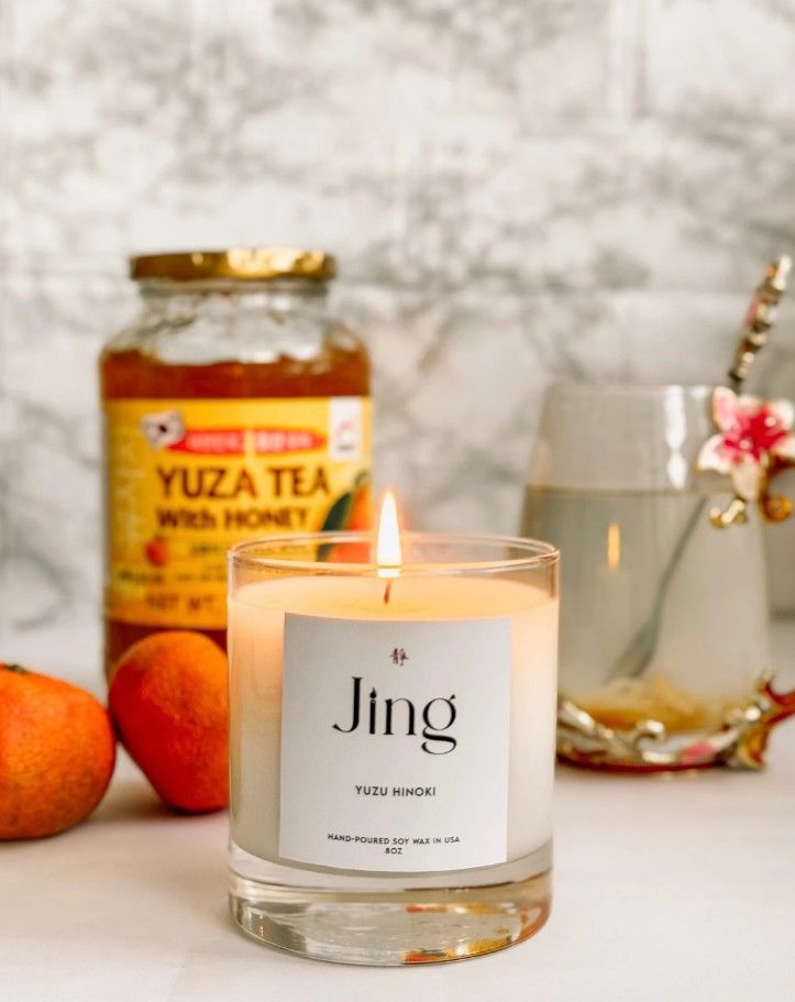 Yuzu Hinoki 8oz Candle