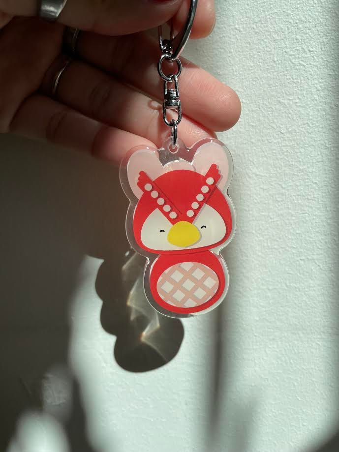 SALE - Keychain - Animal Crossing, Celeste