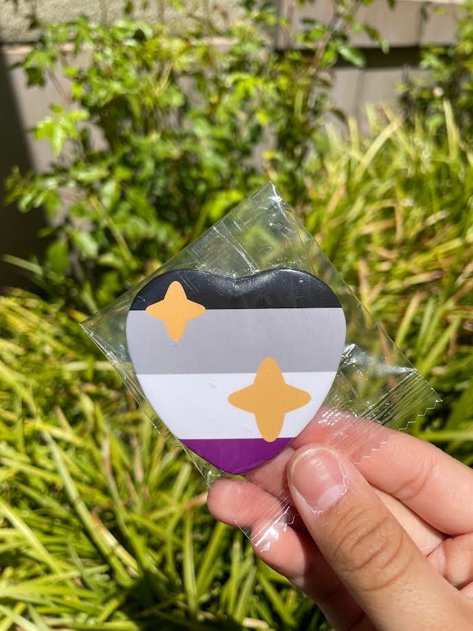 Asexual Heart Pin Asexual Heart Pin