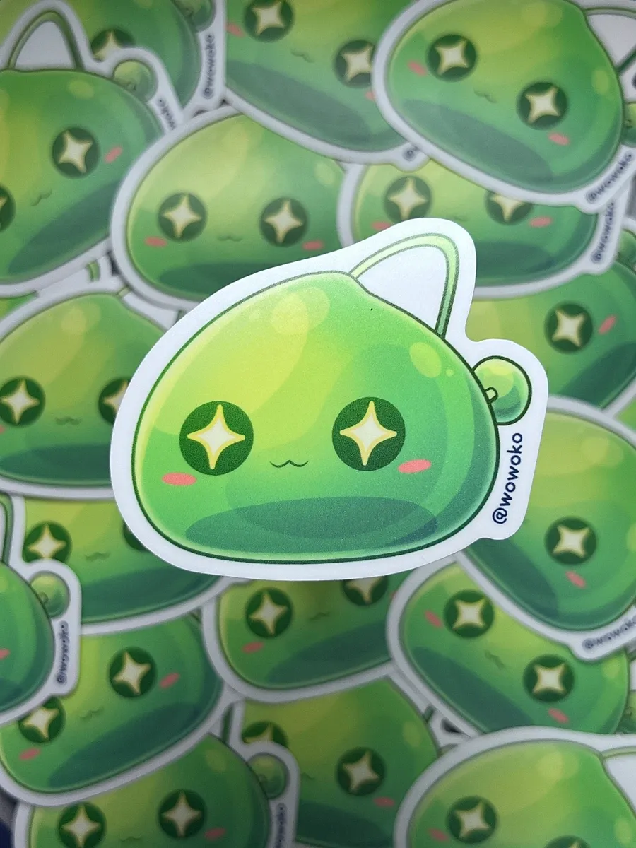 Sticker - Potato Fighters - Maple Story Slime Sticker - Potato Fighters - Maple Story Slime