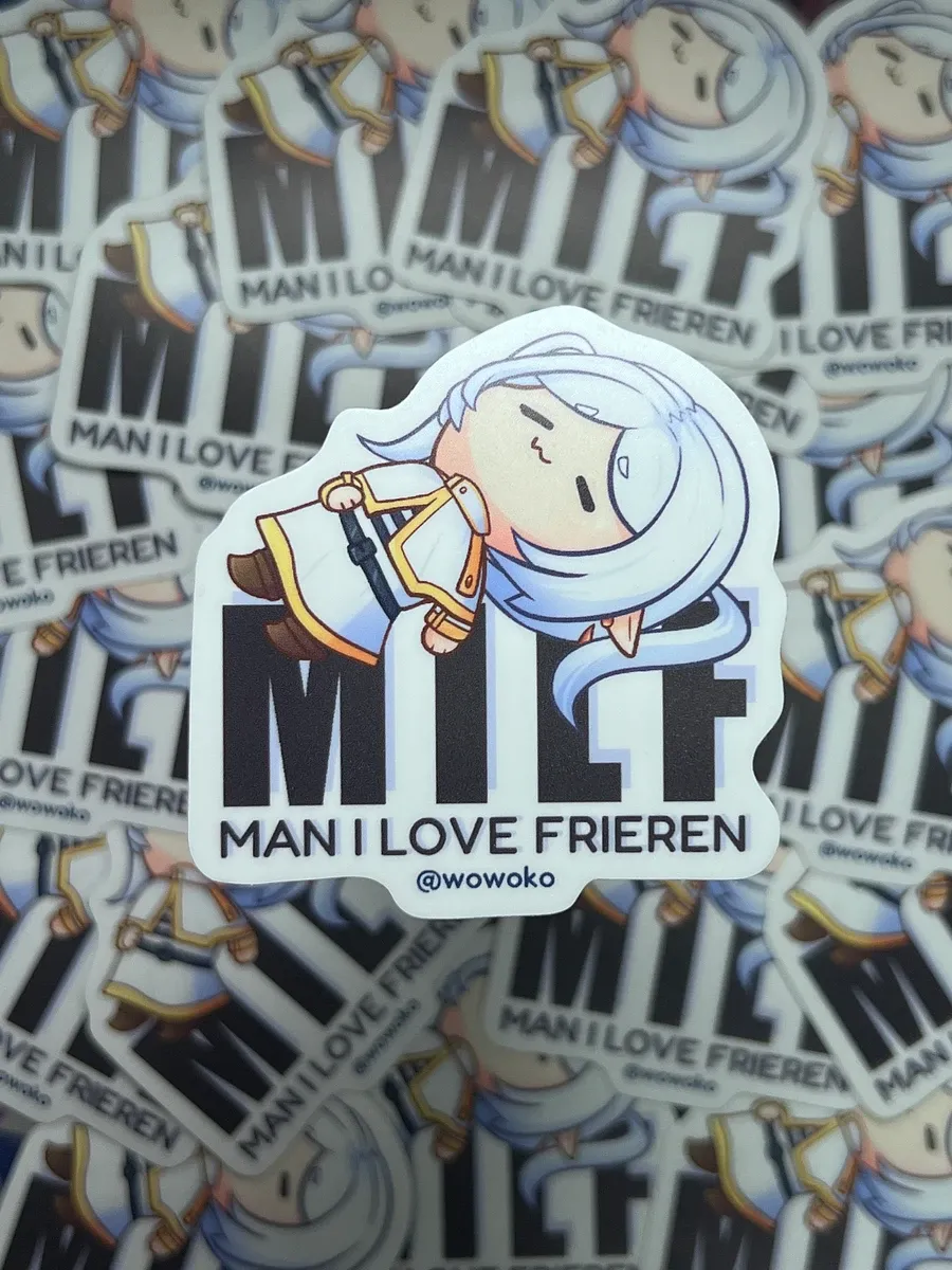 Sticker - MILF - Man I love Frieren Sticker - MILF - Man I love Frieren