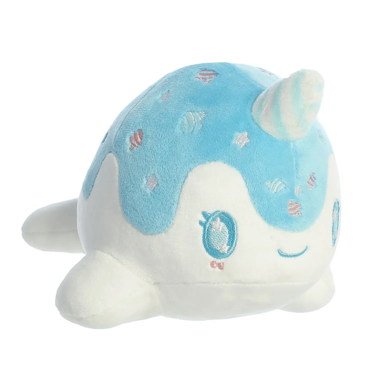 SALE - Mini Nomwhal Plush - Blue Raspberry