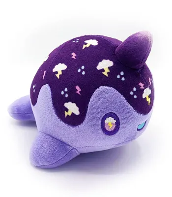 SALE - Mini Nomwhal Plush - Stormy Night