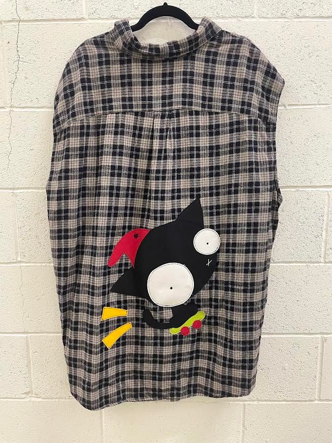 Boba&#39;s Skateboard Love Sleevless Flannel - 3XL