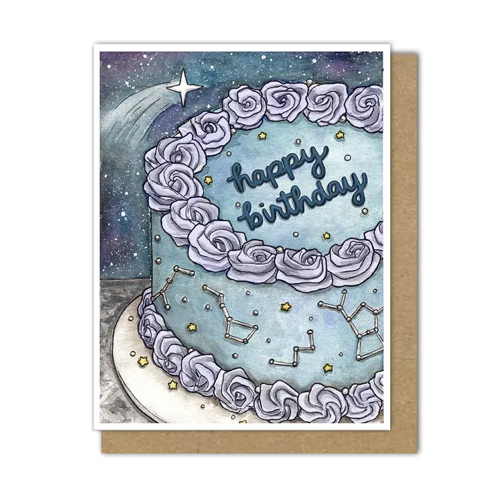 Celestical Birthday Cake Card Celestical Birthday Cake Card