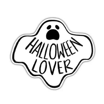 Halloween Lover Ghost Sticker