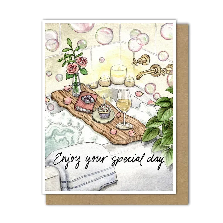 Birthday Bubble Bath Card