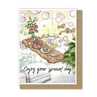 Birthday Bubble Bath Card