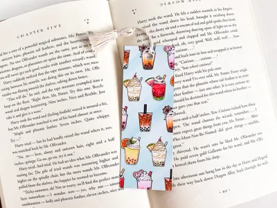 Boba Bookmark (Motif)