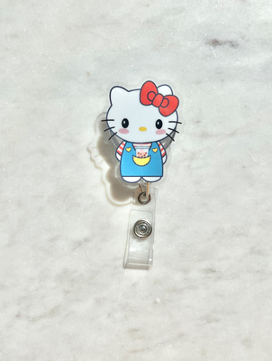 Hello Kitty Retractable Badge Reel