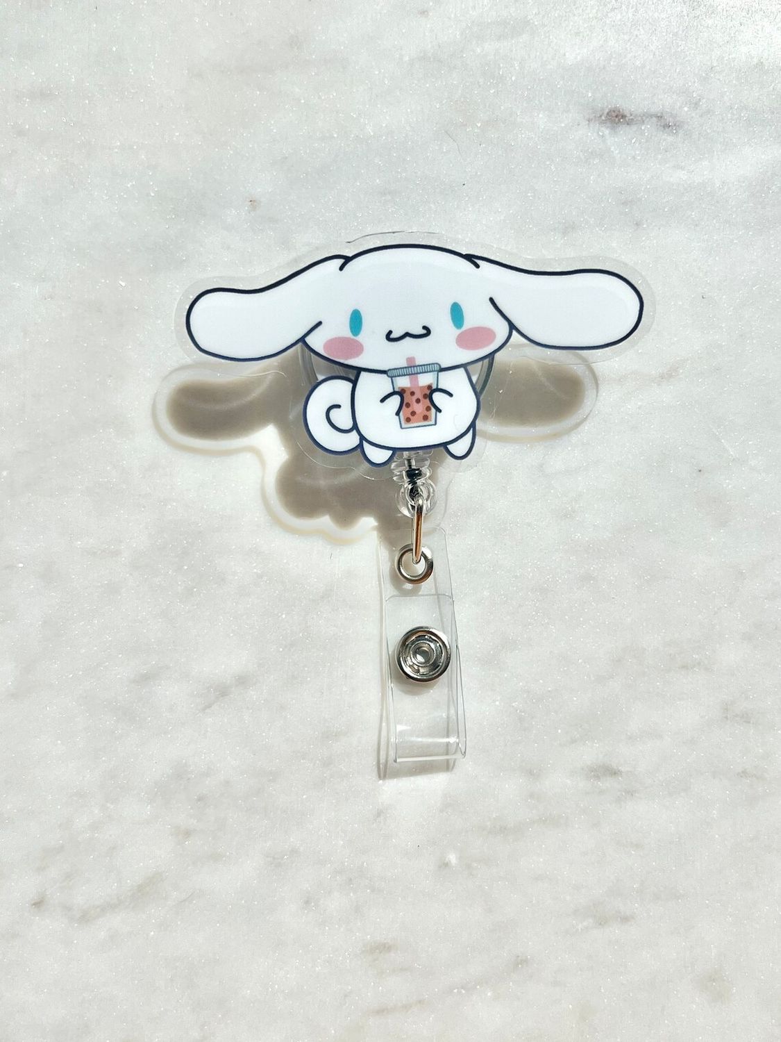 Cinnamoroll Retractable Badge Reel