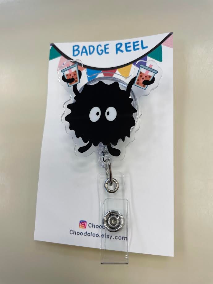 Soot Sprite Retractable Badge Reel