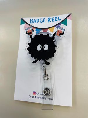 Soot Sprite Retractable Badge Reel