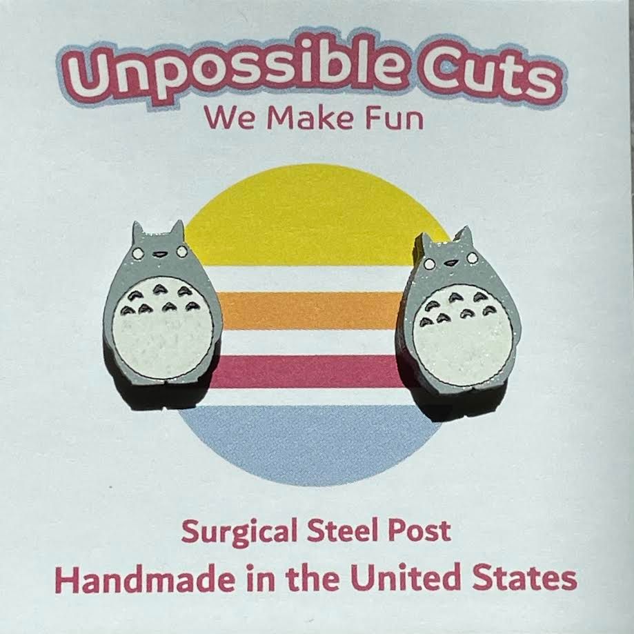 Totoro Earrings Totoro Earrings