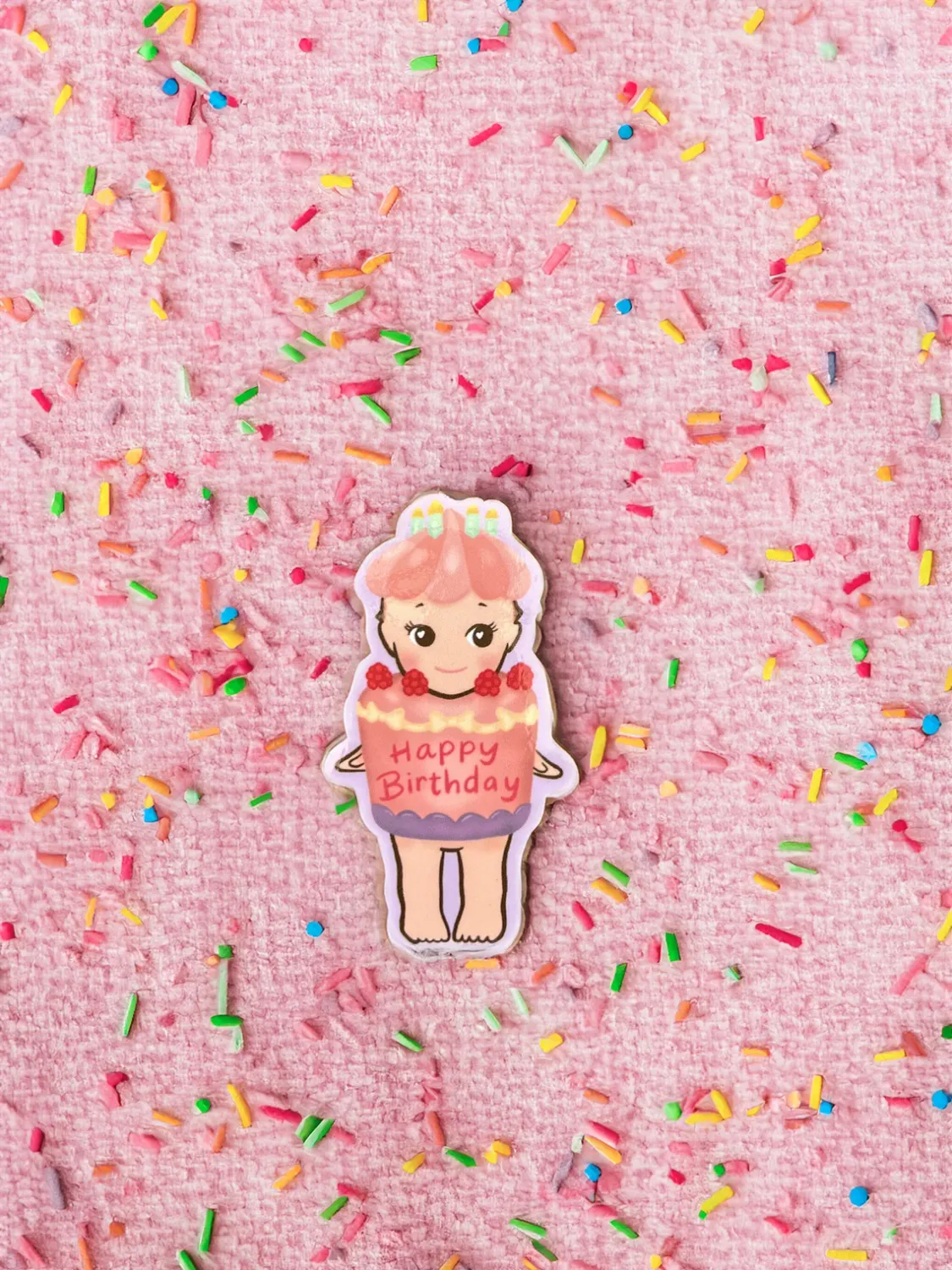 Birthday Cake Baby Sticker