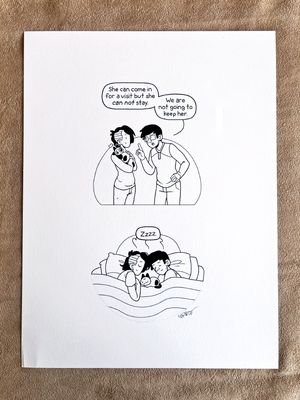 Frankie Comics Original Art: "Finding Frankie" (2 page set)
