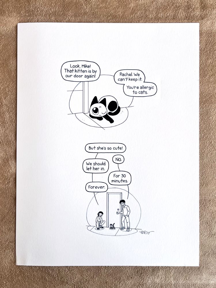 Frankie Comics Original Art: &quot;Finding Frankie&quot; (2 page set)