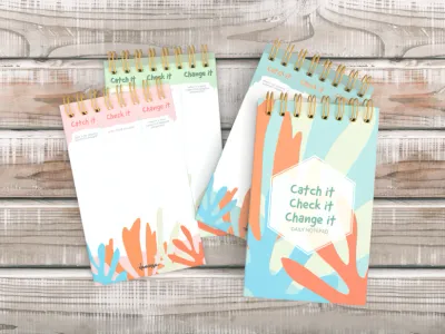 Catch It, Check It, Change It Daily Notepad