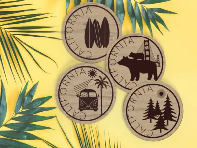 CALIFORNIA Dreamin&#39; Coasters