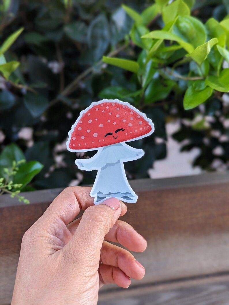 Dancing Mushroom Sticker