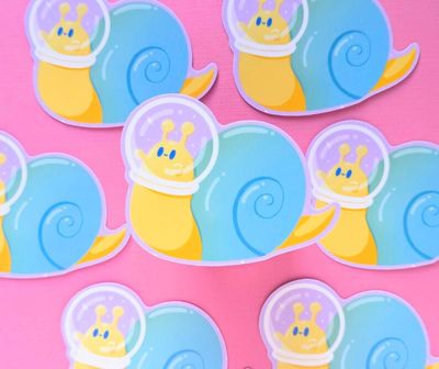 Space Snail Sticker