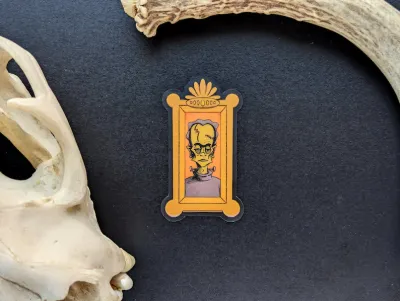 Frankenstein&#39;s Monster Frame Sticker